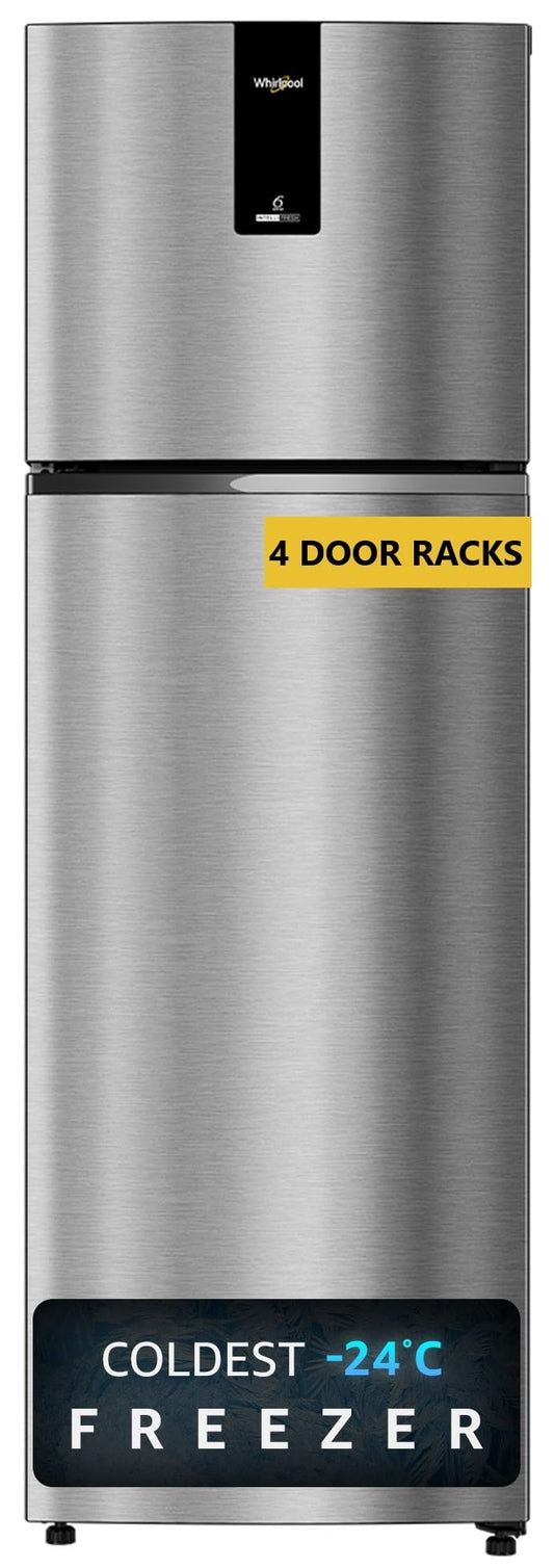 Whirlpool 235 L 2 Star Frost Free Double Door Refrigerator (NEO DF278 PRM RADIANT STEEL(2S)-TL, 2024 Fridge Model) 
