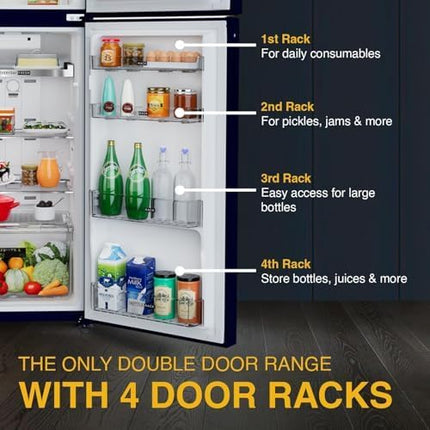 Whirlpool 235 L 3 Star Convertible Frost Free inverter Double Door Refrigerator (IF INV 278 RADIANT STEEL(3S) CONV-TL) 