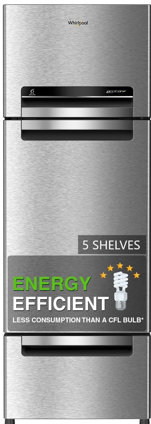 Whirlpool 235 L Frost Free Triple-Door Refrigerator (FP 253D PROTTON ROY RADIANT STEEL(Z) Double Door Refrigerator space, 2024 Model) price under 30000