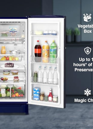 Whirlpool 236 L 5 Star Frost Free Inverter Direct-Cool Single Door Refrigerator (Auto Defrost, 5 Star Rated, 260 IMPRO PLUS ROY 5S INV BLUE BREEZE-Z) 