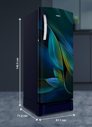 Whirlpool 236 L 5 Star Frost Free Inverter Direct-Cool Single Door Refrigerator (Auto Defrost, 5 Star Rated, 260 IMPRO PLUS ROY 5S INV BLUE BREEZE-Z) 