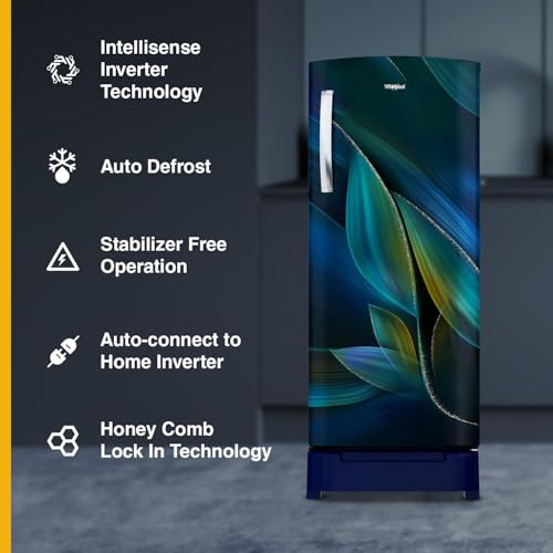 Whirlpool 236 L 5 Star Frost Free Inverter Direct-Cool Single Door Refrigerator (Auto Defrost, 5 Star Rated, 260 IMPRO PLUS ROY 5S INV BLUE BREEZE-Z) 