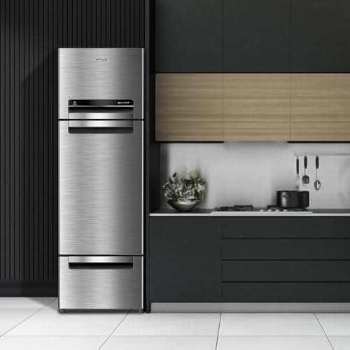 Whirlpool 270 L (Gross Capacity 300L) Frost Free Triple-Door Refrigerator (FP 313D PROTTON ROY ALPHA STEEL (Z) 