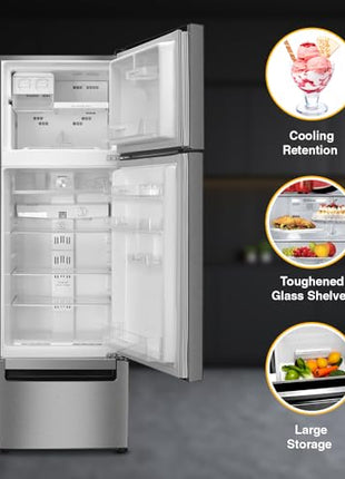 Whirlpool 300 L Frost Free Triple-Door Refrigerator (FP 343D PROTTON ROY ALPHA STEEL (Z) 