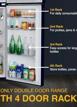 Whirlpool 308 L 3 Star Convertible Frost Free inverter Double Door Refrigerator (IF INV 355 TITAN STEEL(3S) CONV-TL) 