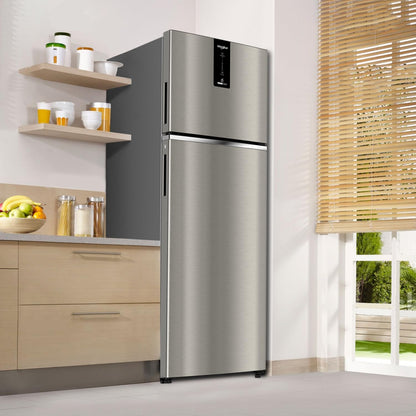 Whirlpool 308 L 3 Star Convertible Frost Free inverter Double Door Refrigerator (IF INV 355 TITAN STEEL(3S) CONV-TL) 