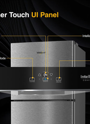 Whirlpool 431 L 2 Star IntelliFresh Convertible Inverter Frost Free Double Door Refrigerator (IF INV CNV 480 ALPHA STEEL-Z, 2S, 2023 Model) 