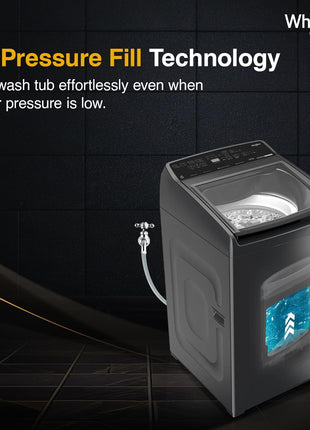 Whirlpool 6.5 Kg 5 Star MAGIC CLEAN PRO Fully Automatic Top Load Washing Machine (MAGIC CLEAN PRO 6.5 (H) GREY 5YMW with In-Built Heater) 
