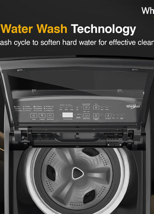 Whirlpool 6.5 Kg 5 Star MAGIC CLEAN PRO Fully Automatic Top Load Washing Machine (MAGIC CLEAN PRO 6.5 (H) GREY 5YMW with In-Built Heater) 