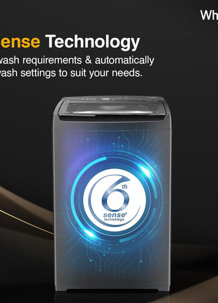 Whirlpool 6.5 Kg 5 Star MAGIC CLEAN PRO Fully Automatic Top Load Washing Machine (MAGIC CLEAN PRO 6.5 (H) GREY 5YMW with In-Built Heater) 