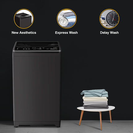 Whirlpool 6 kg Magic Clean 5 Star and Digital Display Fully Automatic Top Load Washing Machine Grey (MAGIC CLEAN 6.0 GENX GREY 5YrMW 