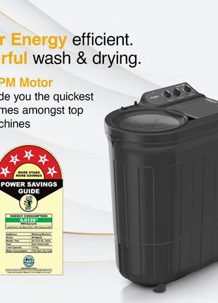 Whirlpool 7.0 Kg 5 Star MAGIC CLEAN Semi-Automatic Top Loading Washing Machine (MAGIC CLEAN RYL SRS 7.0 GREY DAZZLE (5YR), 4 Year Comprehensive Warranty, 1400 RPM Motor, 5 Year Motor Warranty) 
