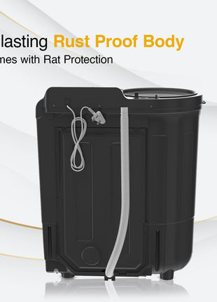 Whirlpool 7.0 Kg 5 Star MAGIC CLEAN Semi-Automatic Top Loading Washing Machine (MAGIC CLEAN RYL SRS 7.0 GREY DAZZLE (5YR), 4 Year Comprehensive Warranty, 1400 RPM Motor, 5 Year Motor Warranty) 