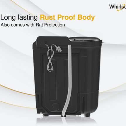 Whirlpool 7.0 Kg 5 Star MAGIC CLEAN Semi-Automatic Top Loading Washing Machine (MAGIC CLEAN RYL SRS 7.0 GREY DAZZLE (5YR), 4 Year Comprehensive Warranty, 1400 RPM Motor, 5 Year Motor Warranty) 