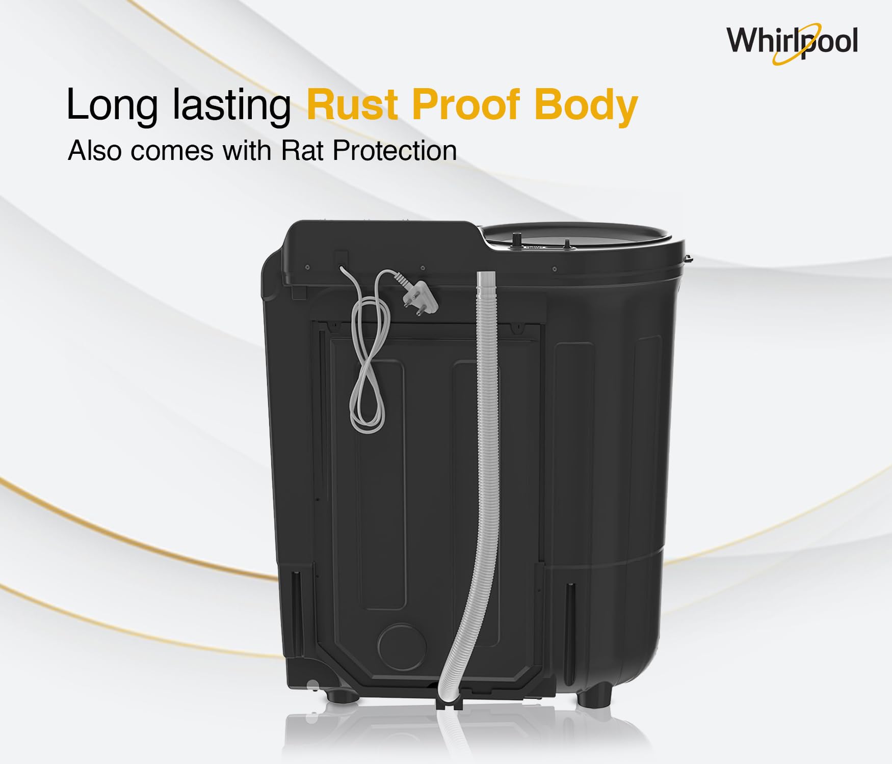 Whirlpool 7.0 Kg 5 Star MAGIC CLEAN Semi-Automatic Top Loading Washing Machine (MAGIC CLEAN RYL SRS 7.0 GREY DAZZLE (5YR), 4 Year Comprehensive Warranty, 1400 RPM Motor, 5 Year Motor Warranty) 