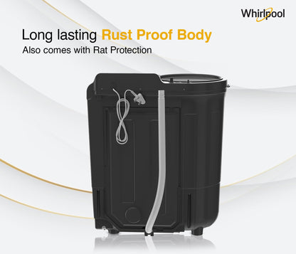 Whirlpool 7.0 Kg 5 Star MAGIC CLEAN Semi-Automatic Top Loading Washing Machine (MAGIC CLEAN RYL SRS 7.0 GREY DAZZLE (5YR), 4 Year Comprehensive Warranty, 1400 RPM Motor, 5 Year Motor Warranty) 