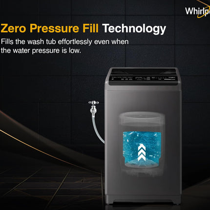 Whirlpool 7 kg Magic Clean 5 Star Fully Automatic Top Load Washing Machine Grey (MAGIC CLEAN 7.0 GENX GREY 5YMW) 