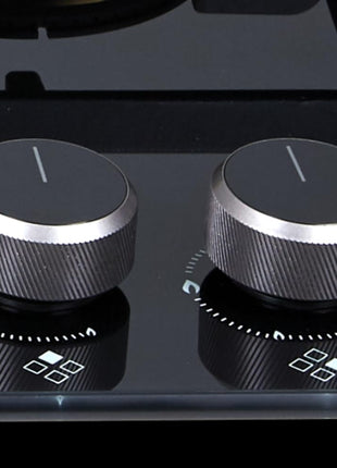 Whirlpool 75cm 3 Burner Auto Ignition Hob | EVOLVE HYBRID HD 753 BRASS | 8mm Toughened Glass | Forged Brass Burners | Black Glass Finish | 10-Year Glass & 5-Year Burner & Valve Warranty 