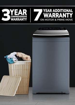 Whirlpool 9 Kg 5 Star Bloomwash Pro Fully-Automatic Top Loading Washing Machine - Built In Heater (360 BW PRO H 9.0 MIDNIGHT GREY 10YMW) 