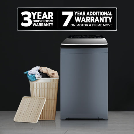 Whirlpool 9 Kg 5 Star Bloomwash Pro Fully-Automatic Top Loading Washing Machine - Built In Heater (360 BW PRO H 9.0 MIDNIGHT GREY 10YMW) 