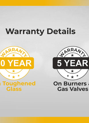 Whirlpool Hob 3 Burner Auto Ignition Gas Stove (Glass Ceramic, Elite Hybrid 703 Mt Gas Hob), Black 