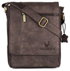 WildHorn Genuine Leather Side Bag for Men | Stylish, Spacious & Durable | Perfect for Daily Use & Travel | Adjustable Strap | 1-Year Warranty 