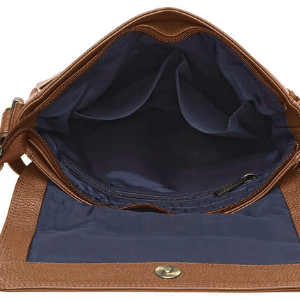 WildHorn Genuine Leather Sling Bag for Men | Stylish, Spacious & Built to Last | Adjustable Strap | 1-Year Warranty 