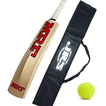 Willow Cricket Bat M Size 3 (6 to 9 Year Year Old Kids) with Ball Pack of 1, Wood Cricket bat kit Set 