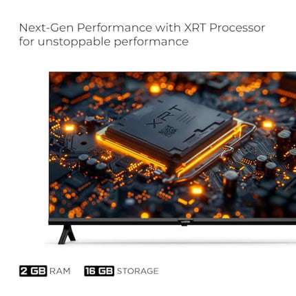 Wobble 109.22 cm (43 inches) QD Series 4K Ultra HD Smart QLED Google TV WB43GTAW9602QD (Black) 