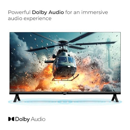 Wobble 109.22 cm (43 inches) QD Series 4K Ultra HD Smart QLED Google TV WB43GTAW9602QD (Black) 