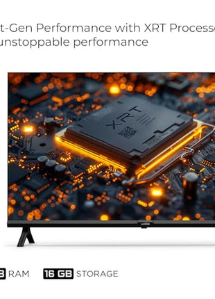 Wobble 127 cm (50 inches) QD Series 4K Ultra HD Smart QLED Google TV WB50GTAW9602QD (Black) 