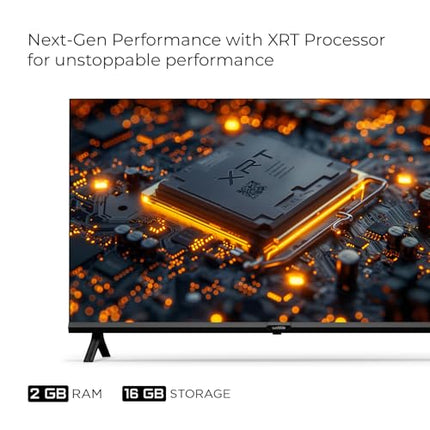 Wobble 139.7 cm (55 inches) QD Series 4K Ultra HD Smart QLED Google TV WB55GTAW9602QD (Black) 