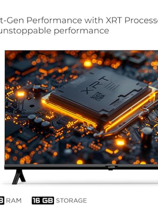 Wobble 139.7 cm (55 inches) QD Series 4K Ultra HD Smart QLED Google TV WB55GTAW9602QD (Black) 