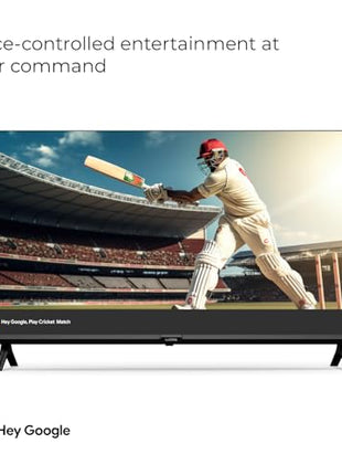 Wobble 139.7 cm (55 inches) QD Series 4K Ultra HD Smart QLED Google TV WB55GTAW9602QD (Black) 
