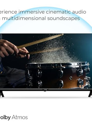 Wobble 139.7 cm (55 inches) QD Series 4K Ultra HD Smart QLED Google TV WB55GTAW9602QD (Black) 