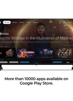 Wobble 139.7 cm (55 inches) QD Series 4K Ultra HD Smart QLED Google TV WB55GTAW9602QD (Black) 