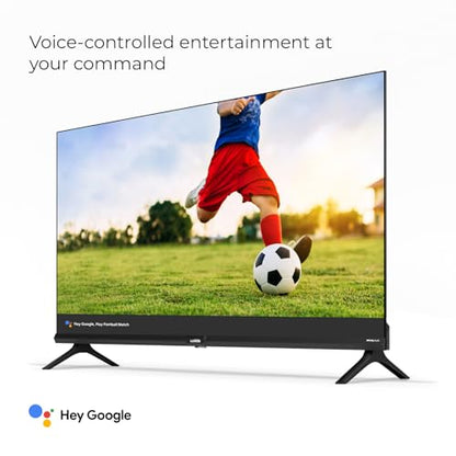 Wobble 139.7 cm (55 inches) UD Series 4K Ultra HD Smart LED Google TV WB55GTAW9602UDFL (Black) 