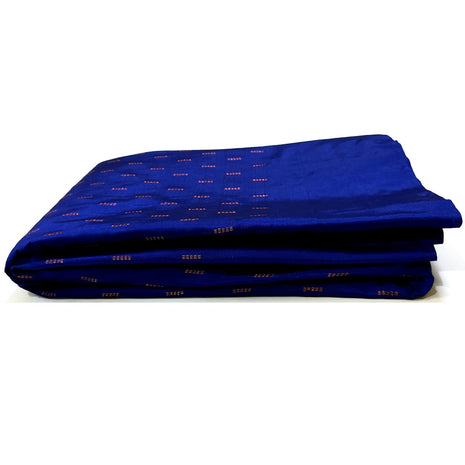 Women Kanchipuram Luxurious Pure Soft Silk Saree Experience The Ultimate Comfort And Elegance (Blue) 