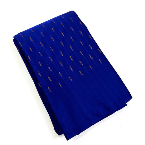 Women Kanchipuram Luxurious Pure Soft Silk Saree Experience The Ultimate Comfort And Elegance (Blue) 