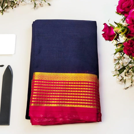 Women Mesmerizing Mysore Silk Saree Collection (Blue) 