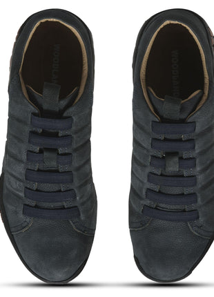 Woodland Men's Leather Moccasins-8 UK (42 EU) (9 US) (GC 3013118_DNAVY 4) 