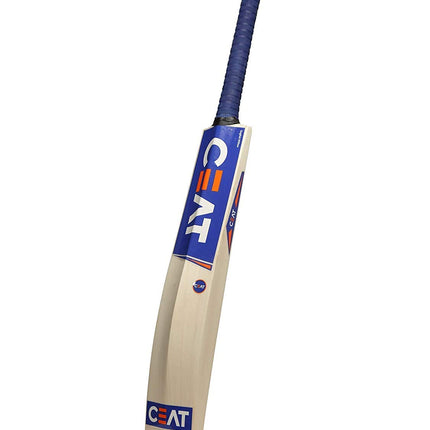 XTROKE Popular Willow Cricket Bat for Men's and Adult All Tennis Ball Full Size (Natural, Bat with Ball & Bat Cover Full Size), Wood, Multicolour 