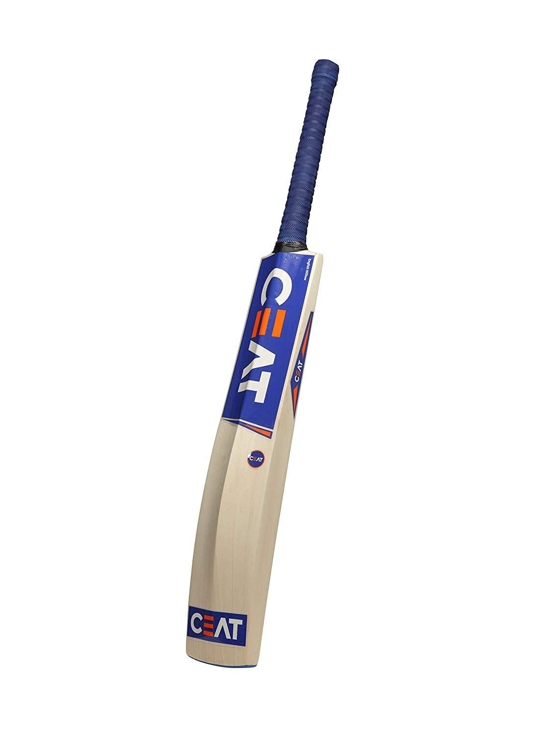 XTROKE Popular Willow Cricket Bat for Men's and Adult All Tennis Ball Full Size (Natural, Bat with Ball & Bat Cover Full Size), Wood, Multicolour 