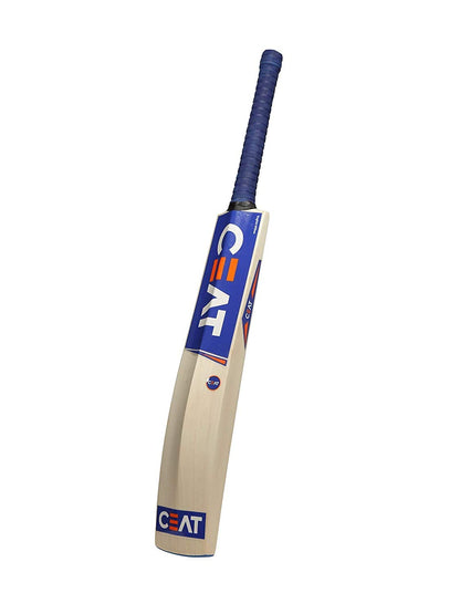 XTROKE Popular Willow Cricket Bat for Men's and Adult All Tennis Ball Full Size (Natural, Bat with Ball & Bat Cover Full Size), Wood, Multicolour 