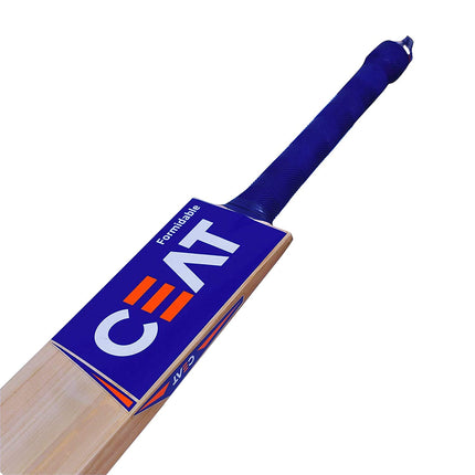 XTROKE Popular Willow Cricket Bat for Men's and Adult All Tennis Ball Full Size (Natural, Bat with Ball & Bat Cover Full Size), Wood, Multicolour 