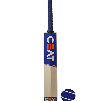 XTROKE Popular Willow Cricket Bat for Men's and Adult All Tennis Ball Full Size (Natural, Bat with Ball & Bat Cover Full Size), Wood, Multicolour 