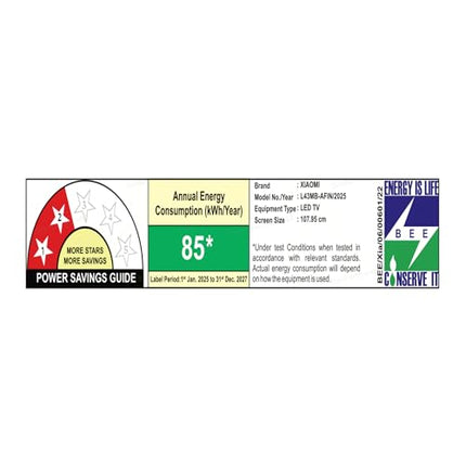 Xiaomi 108 cm (43 inch) A Full HD Smart Google LED TV L43MB-AFIN 