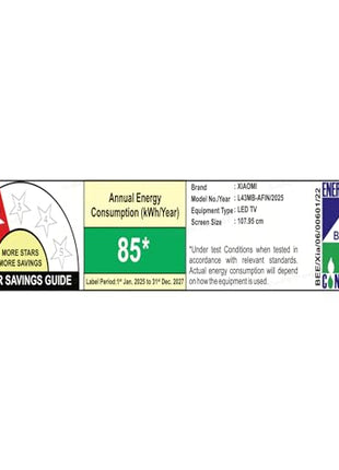 Xiaomi 108 cm (43 inch) A Full HD Smart Google LED TV L43MB-AFIN 