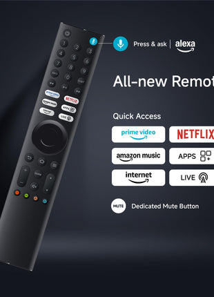 Xiaomi 108 cm (43 inch) FX Pro QLED Ultra HD 4K Smart Fire TV L43MB-FPIN 