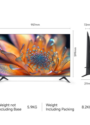 Xiaomi 108 cm (43 inch) FX Pro QLED Ultra HD 4K Smart Fire TV L43MB-FPIN 